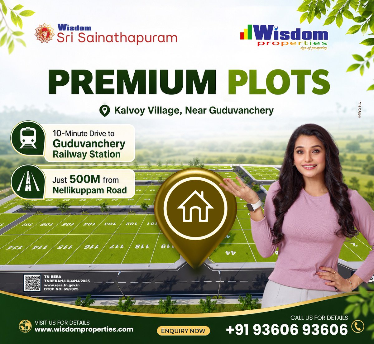 wisdomproperty's tweet photo. 🏡Premium plots at Kalvoy Village, near Guduvanchery!

Own your dream plot in a fast-growing location with excellent connectivity and future value

📍10 mins to Guduvanchery Railway Station
🛣️Just 500m from Nellikuppam Road

🌐 https://t.co/ACQsRrPzCd

#premiumplots #guduvanchery https://t.co/eLZMS132H1