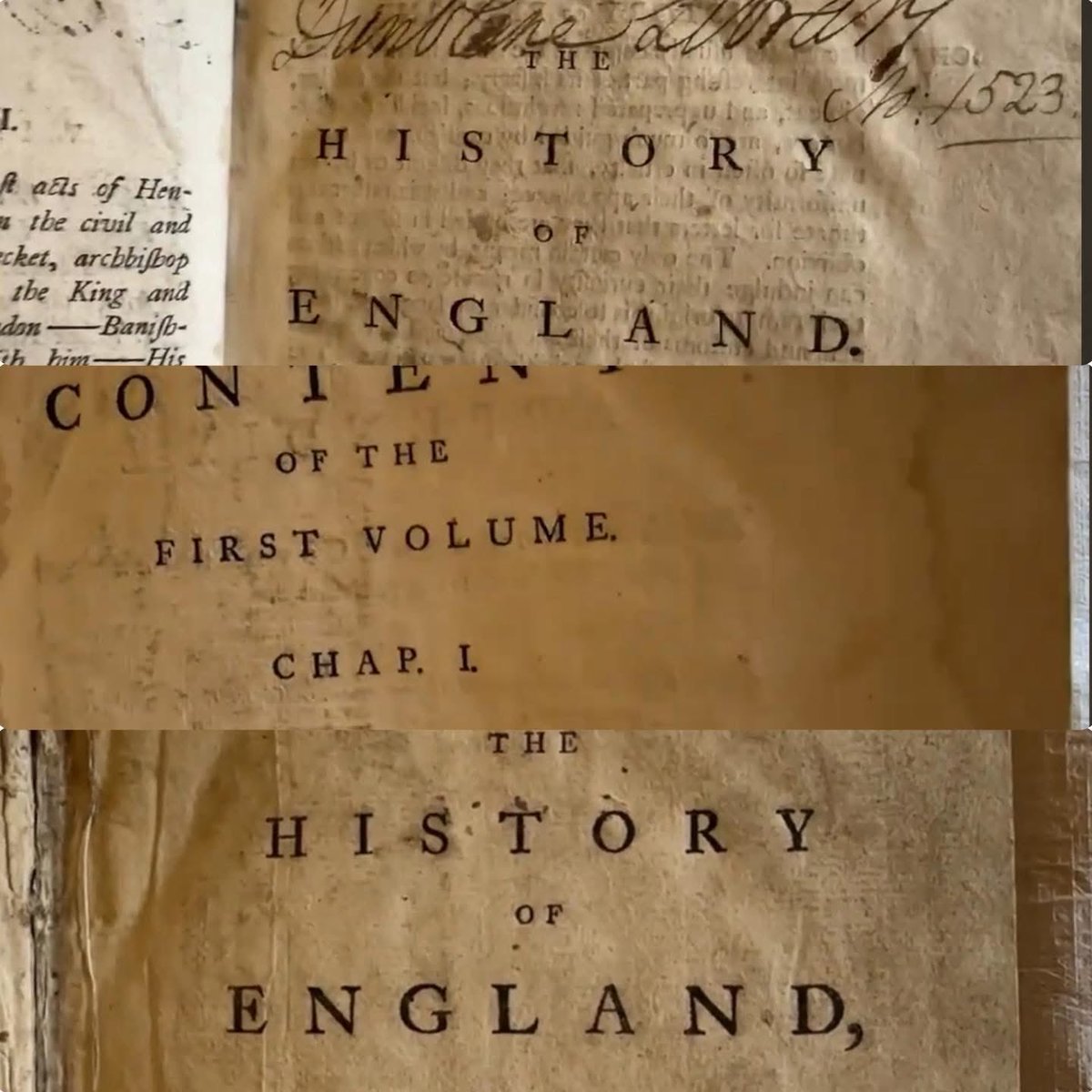 LeightonLib's tweet photo. #OnThisDay 1711 David Hume, one of most important figures in history of western philosophy &amp; Scottish Enlightenment, was born. Dunblane's historic Leighton Library has 8-volume 1763 edition of his "History of England"

▶️ https://t.co/5SOmhfiUf7 https://t.co/QhLaeCK0zx