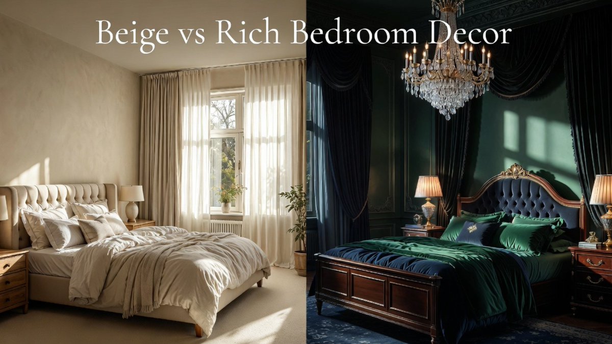 multihomedecor's tweet photo. Beige vs Rich Bedroom Decor: Which Bedroom Style Wins?
Soft beige aesthetic or rich luxury vibes 
These bedroom decor ideas will completely change your space.

Read more: https://t.co/X5aFkADWgW

#BeigeVsRichBedroomDecor #BedroomDecor #LuxuryBedroom #ModernBedroom #CozyBedroom https://t.co/863J0KfAqK