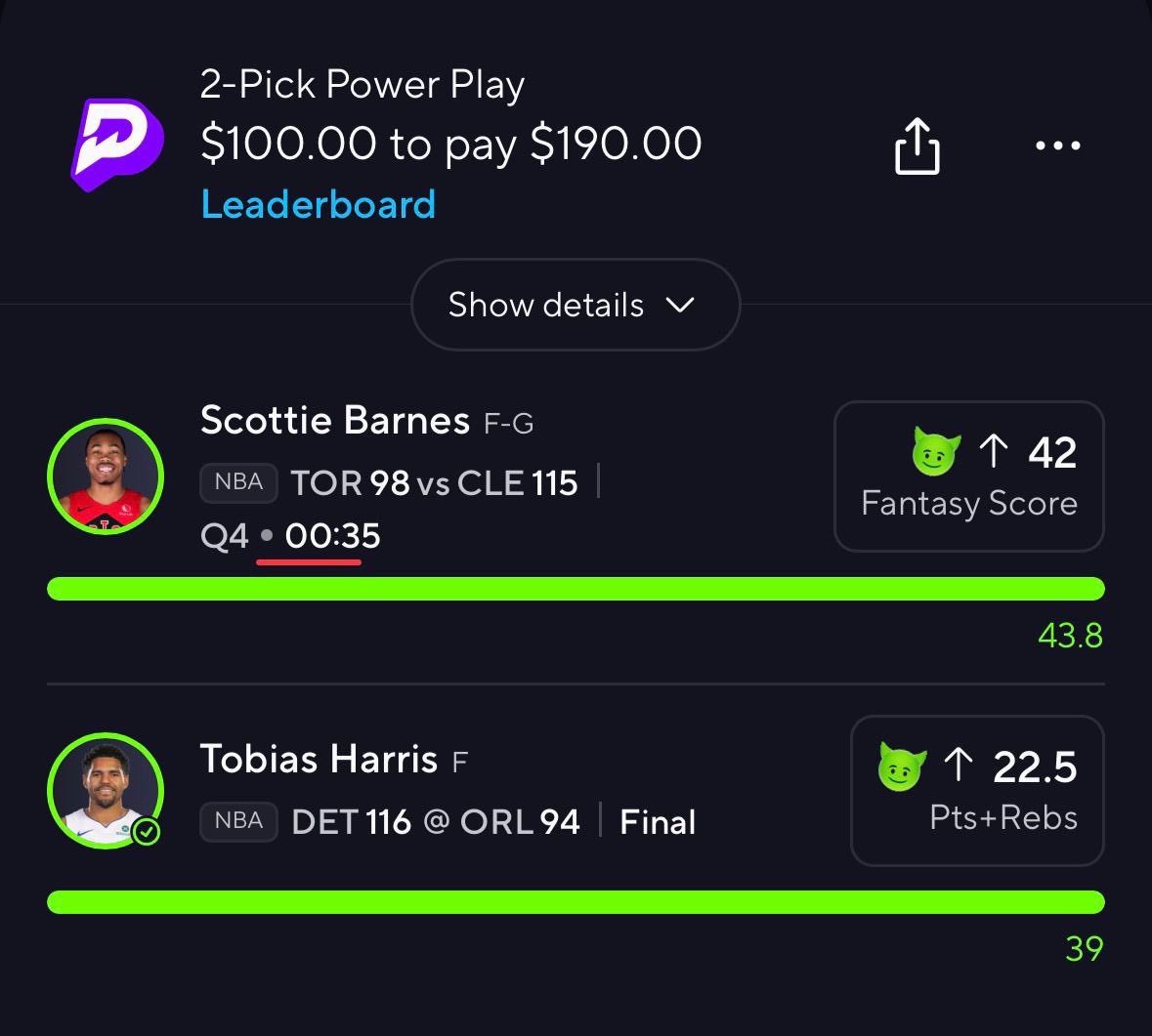 PotdPrizepicks's tweet photo. I Turned $50 into $760 all for free in 4 DAYS for you guys…

And today I chose to post only on my VIP and you guys are pissed?

Some of you guys are ungrateful Man U swear… but I don’t care I will still post day 6 for FREE tomorrow 🤝 https://t.co/dgoeYl5XLA