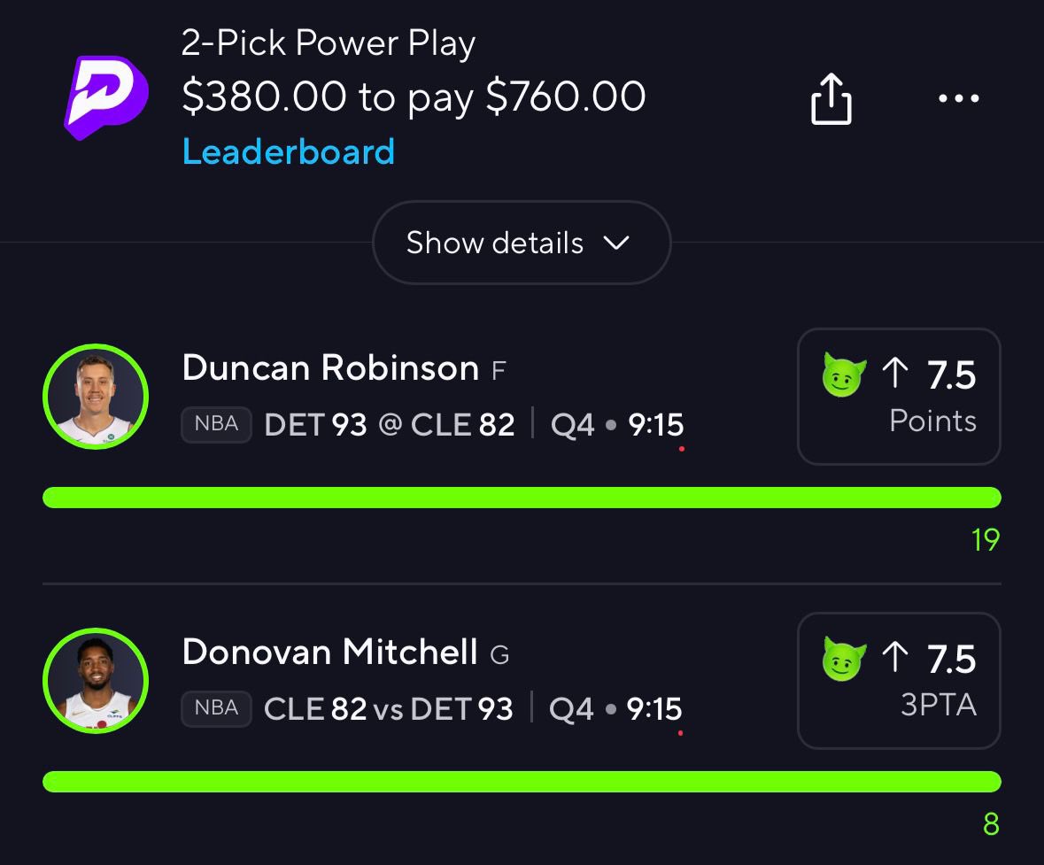 PotdPrizepicks's tweet photo. I Turned $50 into $760 all for free in 4 DAYS for you guys…

And today I chose to post only on my VIP and you guys are pissed?

Some of you guys are ungrateful Man U swear… but I don’t care I will still post day 6 for FREE tomorrow 🤝 https://t.co/dgoeYl5XLA