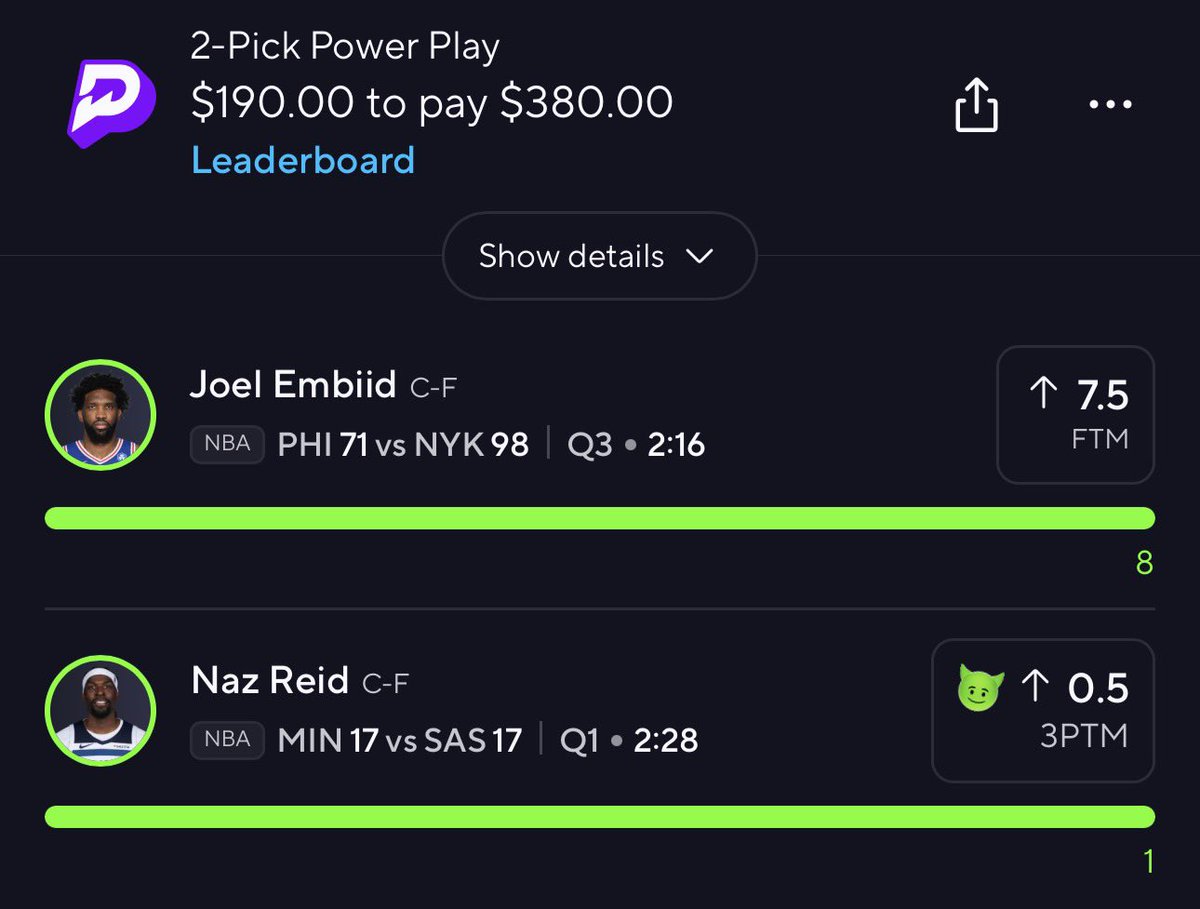 PotdPrizepicks's tweet photo. I Turned $50 into $760 all for free in 4 DAYS for you guys…

And today I chose to post only on my VIP and you guys are pissed?

Some of you guys are ungrateful Man U swear… but I don’t care I will still post day 6 for FREE tomorrow 🤝 https://t.co/dgoeYl5XLA