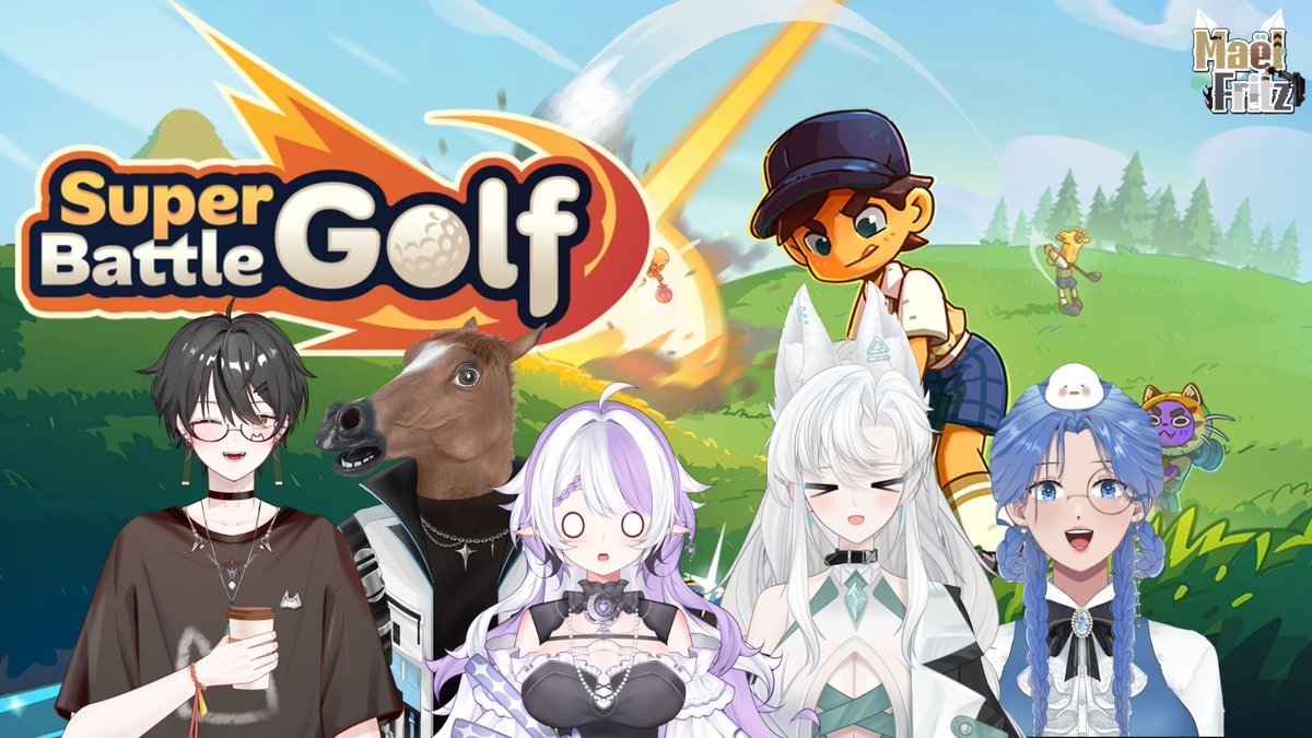 MaelysNox_'s tweet photo. 【🔴 Game Collab】Super Battle Golf | ตีกอล์ฟ ตีเพื่อน ตีกันเอง

Date : 7 may 
Time : 20:30                    

เตรียมตัว : https://t.co/4loPUjcdkX

#Vtuber #HelloMaelys #FritzAL #วีทูปเบอร์ #วีทูปเบอร์ไทย #vtuberclips #VtuberTH #FritzMaeLive https://t.co/SdB91GHtWU