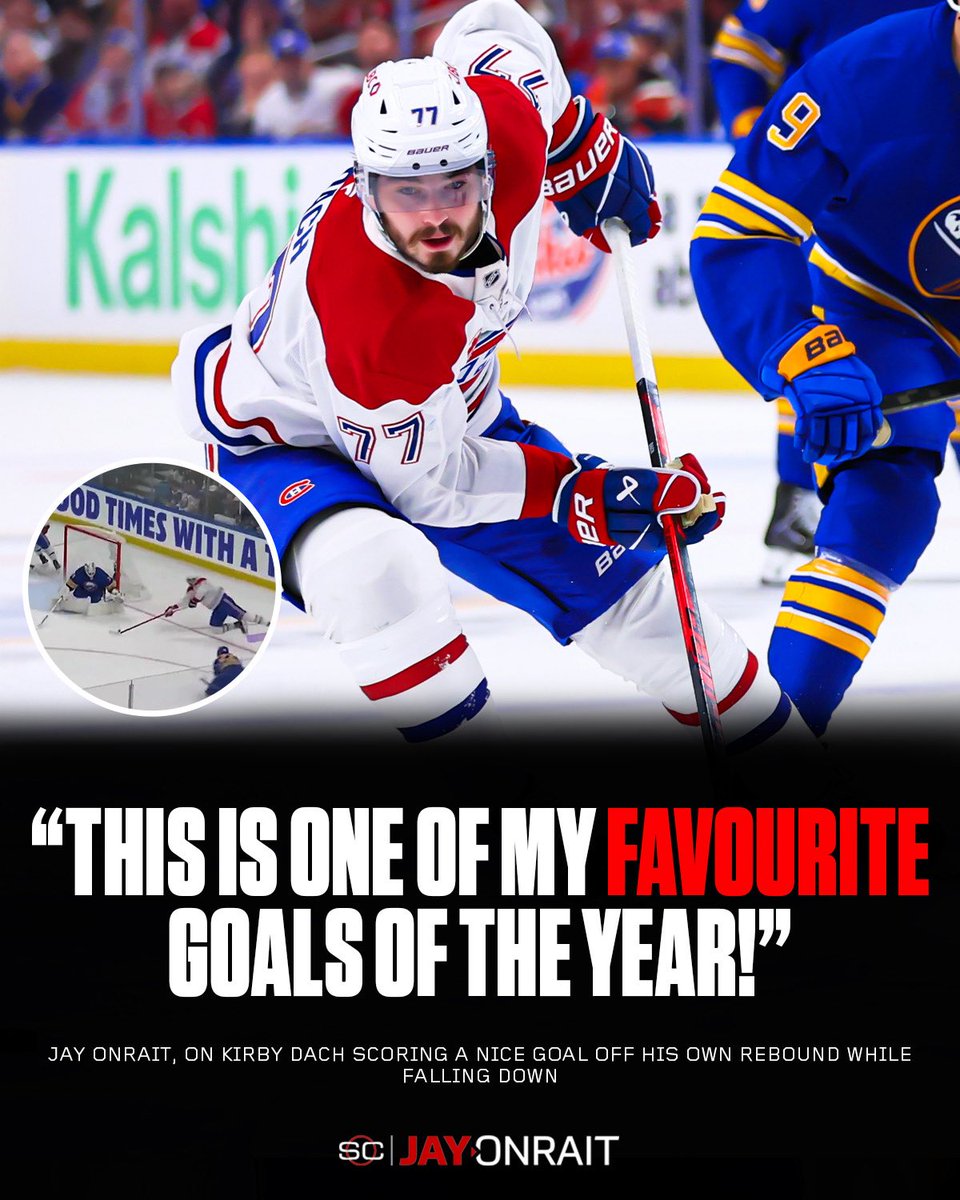 JayOnSC's tweet image. What an acrobatic goal from Kirby Dach! 🤯
•••
(🎥: @NHL)