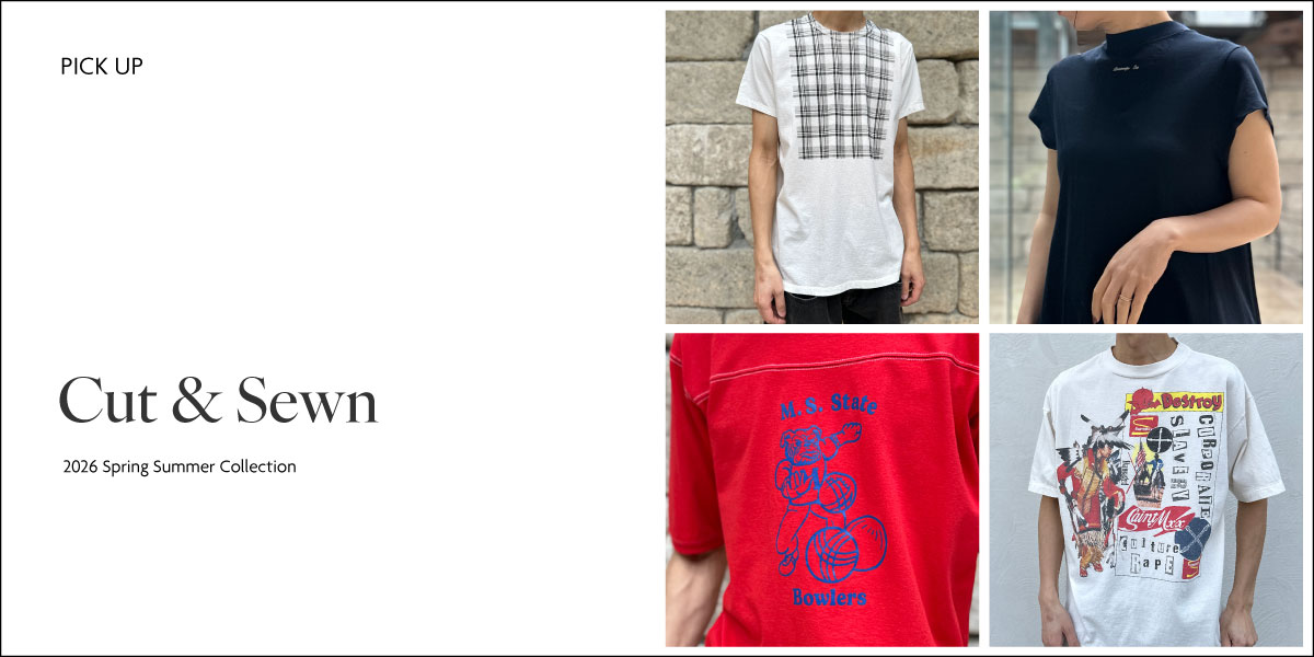 ONLINE STORE】PICK UP📝 オンラインスタッフお勧めの大人のカットソー