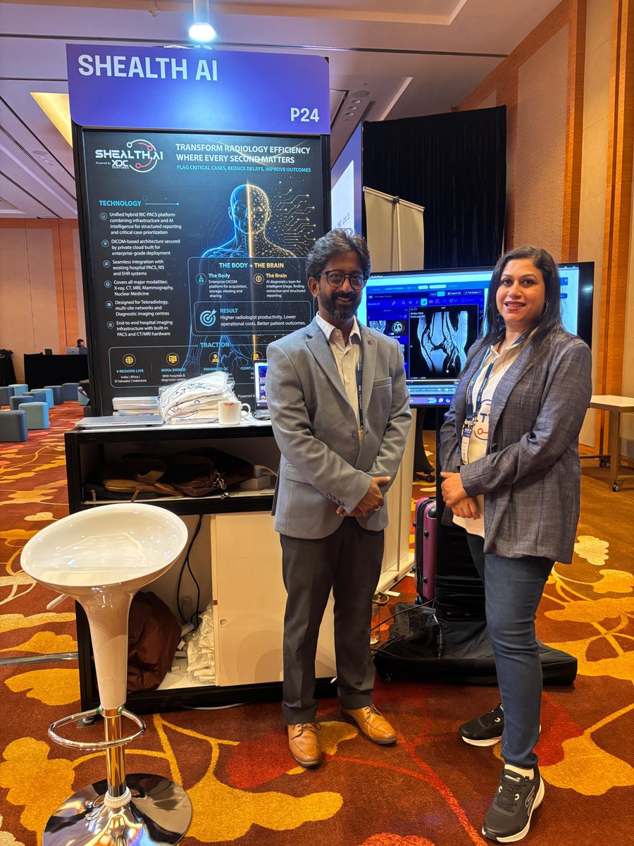 shealthai's tweet photo. Day 2 at #HealthTechXAsia2026.  

Meet @shealthai  at 📍Booth P24, Sands Expo &amp; Convention Centre, Singapore.

Excited to connect and showcase the future of AI-powered healthcare.
#ShealthAI #AIinHealthcare #DigitalHealth https://t.co/u8V0lP2yHc