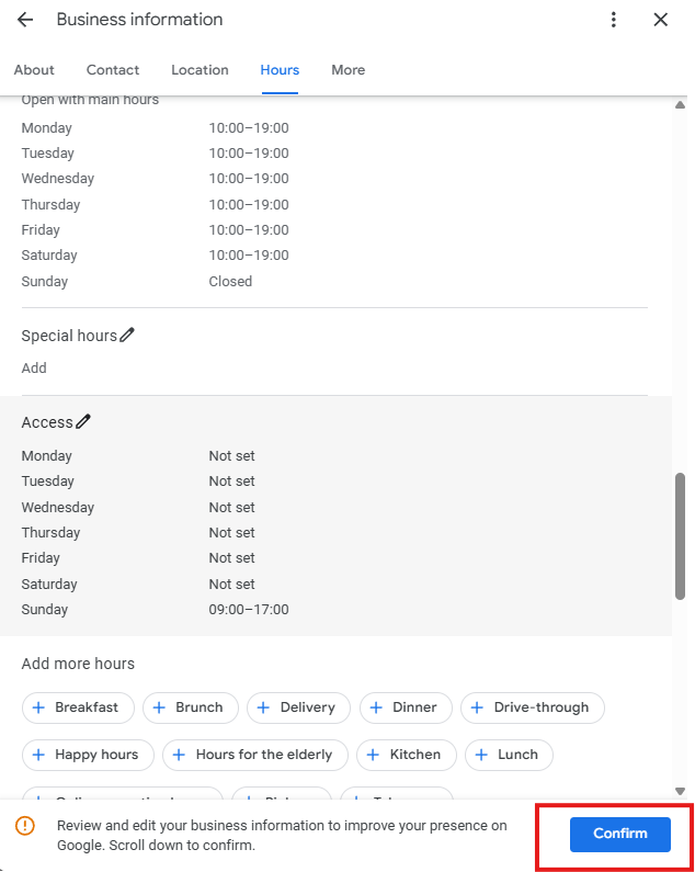 Simba_SquadTeam's tweet photo. Hey @googlemaps   &amp; @GforPublishers @Google   I'm having an issue with my Google Business Profile — it keeps showing a 'Review and confirm your info' banner that won't go away. ​However, when I click the 'Confirm' button, the screen immediately gets stuck on an infinite loading. https://t.co/Gr58LXTs1I
