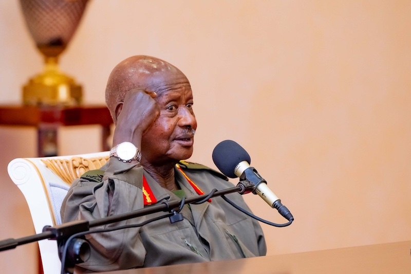 simbaradio's tweet photo. 🎵 Pulezidenti Yoweri Kaguta Museveni; "Bannayuganda banange naddala Abazzukulu mbalamusizza. (1/5) https://t.co/iw4SSKJ7SK