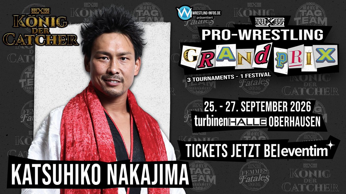 Katsuhiko Nakajima will also compete in Germany during the