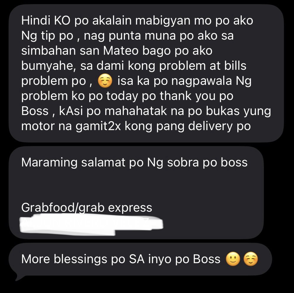 We really have no idea what people are going through🥺 Be kind, always.

HUHUHUHUHU Kuya grab pinaiyak mo ako today.
