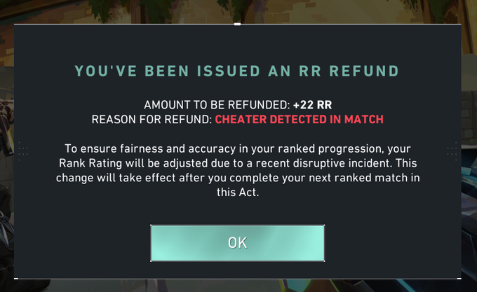 xylothvlr's tweet photo. Nice Finally got back my RR REFUND Thank you #Riotgames #Valorant✌️ https://t.co/Z3FWaUs8sb