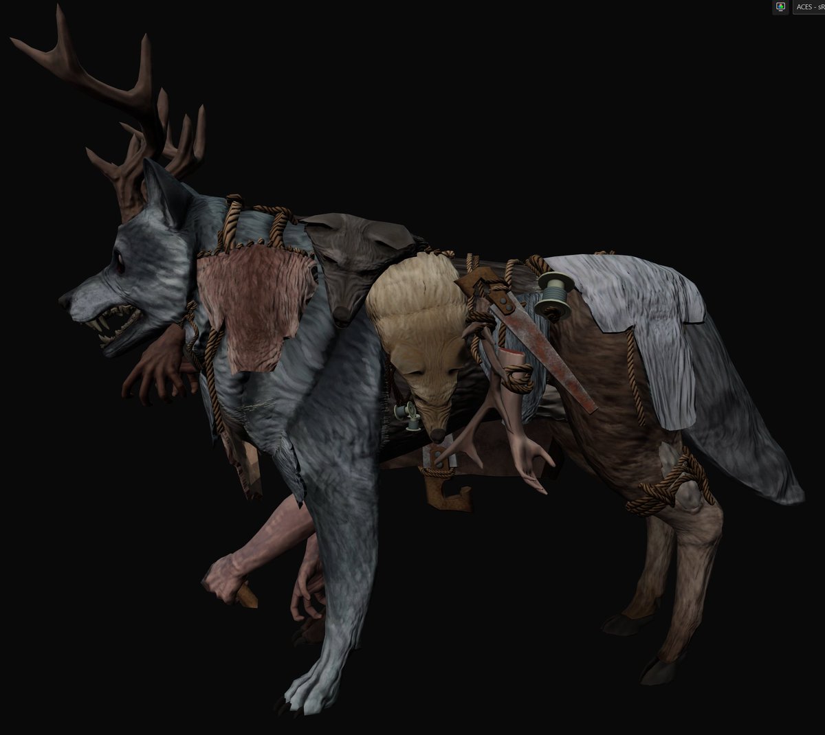BatteriesAaaa's tweet photo. Rouge Taxidermy Chimera https://t.co/YfbyOMLMI0
