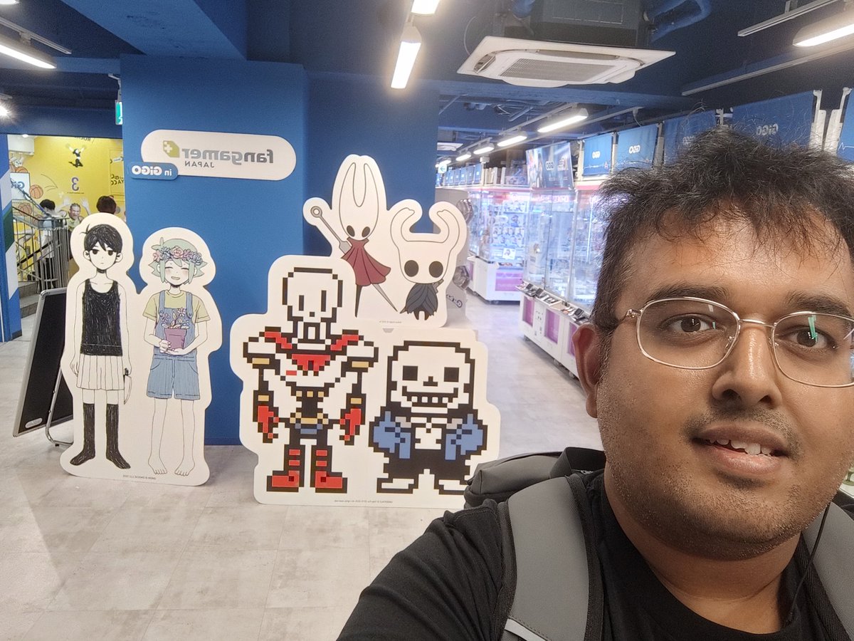 DeviousSiddy's tweet photo. @GENDA_GiGO 2f Shibuya, there is a (indie) game shop with @UnderTale @OMORI_GAME @TeamCherryGames @celeste_game and more https://t.co/QMy1ivDl9w