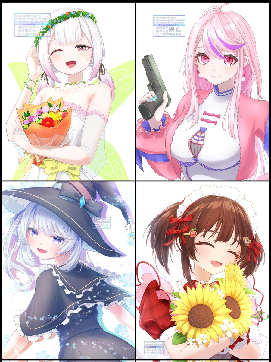 雨色硝子＠skeb＆アズカリでのご依頼受付中 tweet media
