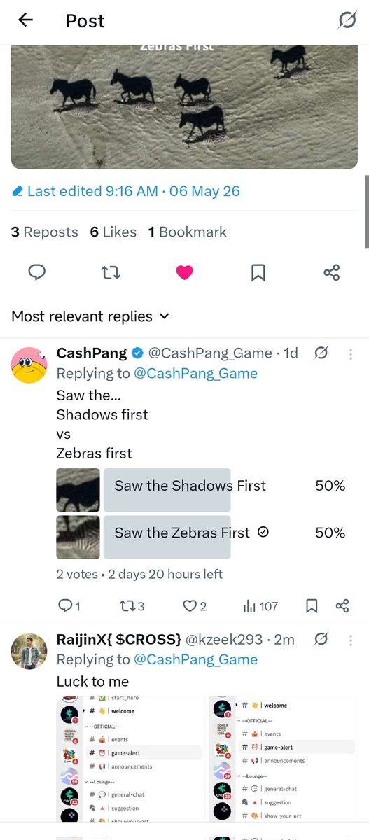 MinMin1282825's tweet photo. @CashPang_Game Thank you for your event https://t.co/RDUXCEeoOr