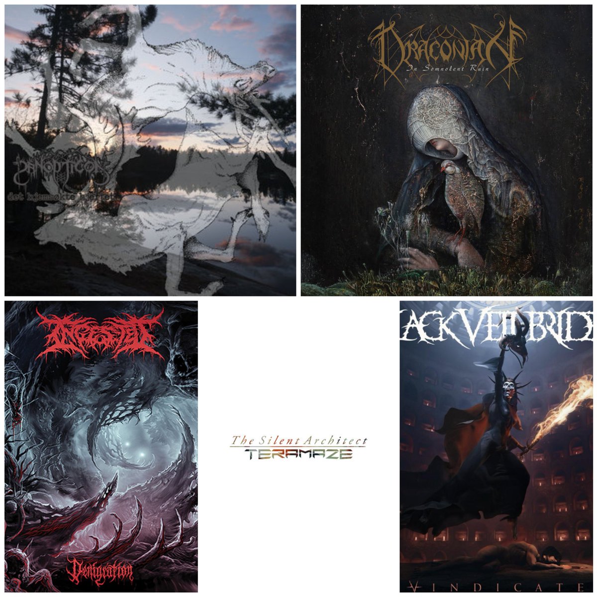 5/8の新譜 ① Panopticon アトブラ Draconian ゴスドゥーム Ingested