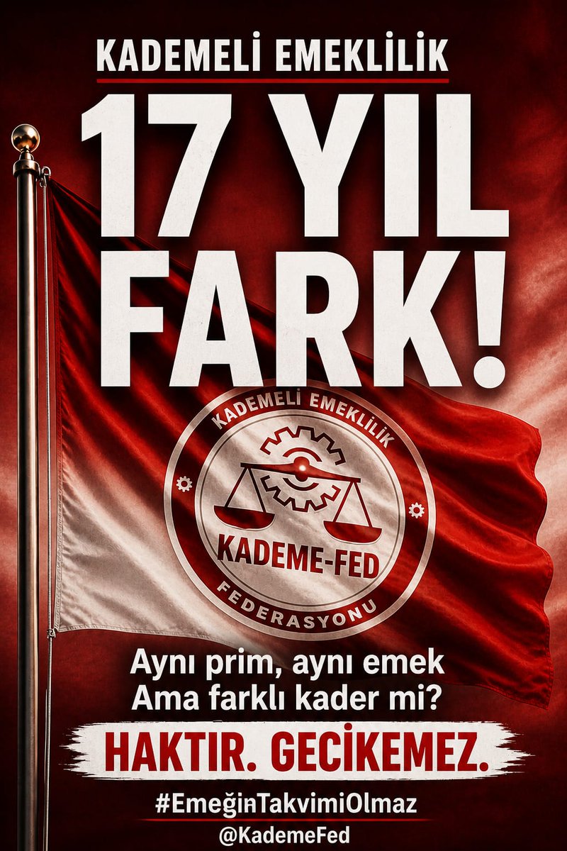 ErkAnksiyete's tweet photo. @nowhaber Akranlar arasında 17-20 yıl fark yaratan sistem sürdürülebilir değildir. Kademeli emeklilik hakkımızdır.
@iyiparti
@MDervisogluTR
@nowhaber
@karagozilker
#HuzurYok
@KademeFed
@ETTDER1999
@EmekDerResmi
#EmeğinTakvimiOlmaz https://t.co/CaclPhITND