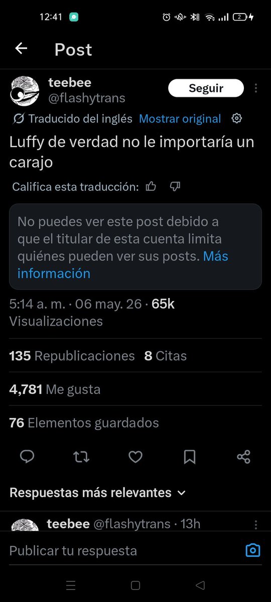 InkMorgan's tweet photo. @siopaogal Now that I think about it, I believe it was because of this tweet. Seriously, One Piece fans are genuinely STUPID.
En español les llamamos puñetas. Keep doing your art, whatever it is, I support you 💗💗 https://t.co/rI0kWUzVpk