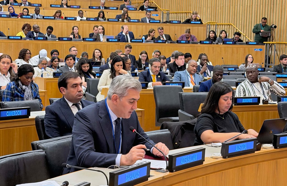 migrationAZE's tweet photo. A high-level event on “Safe, Inclusive and Sustainable Cities in the Age of Migration – Towards WUF13” held at the UN Headquarters
#StateMigrationService #SMS #InternationalMigrationReviewForum26 #IMRF26 https://t.co/lo4h9MQzRP