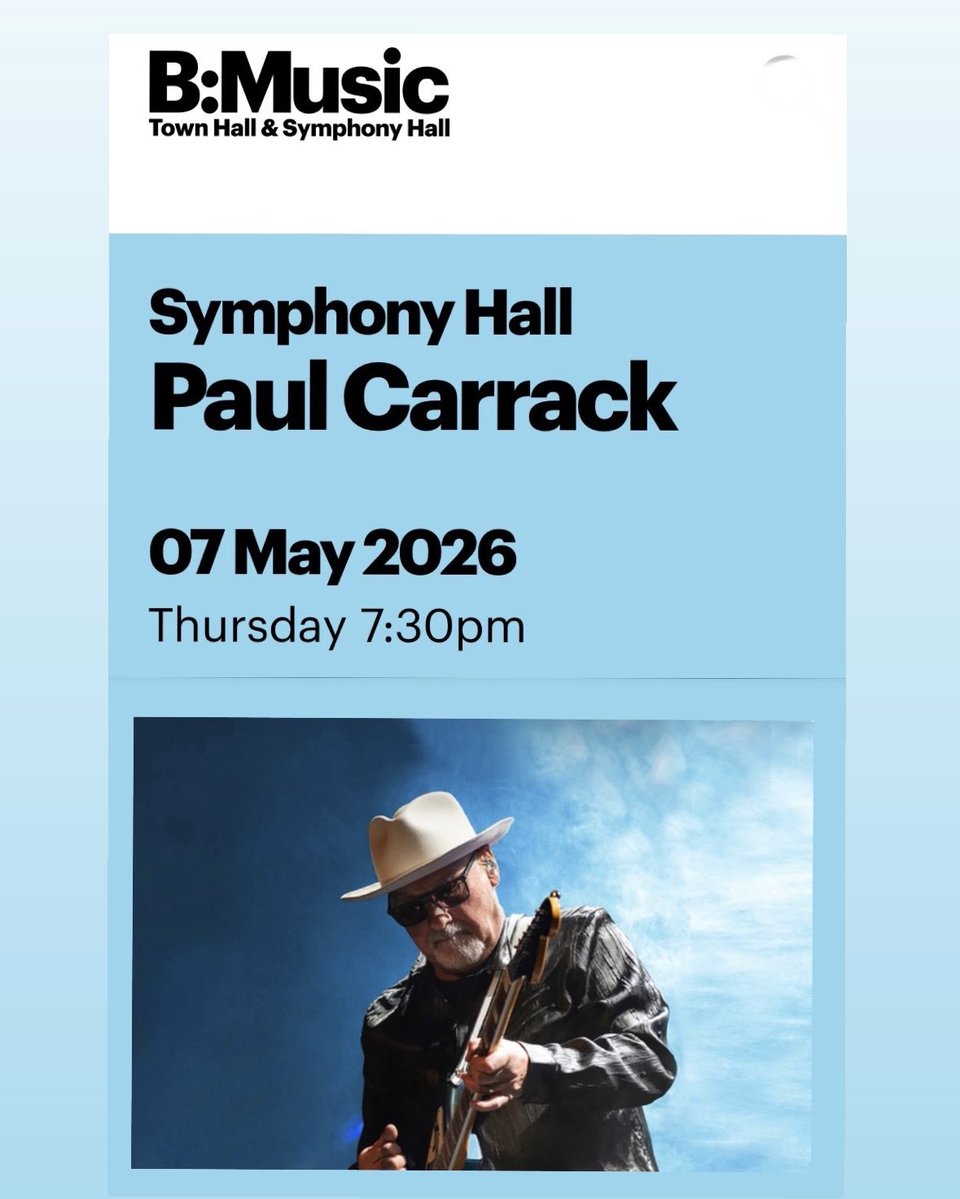 Paul Carrack tweet media