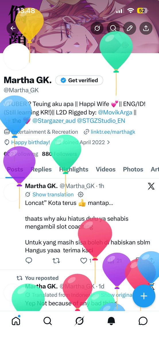 Martha GK. tweet media