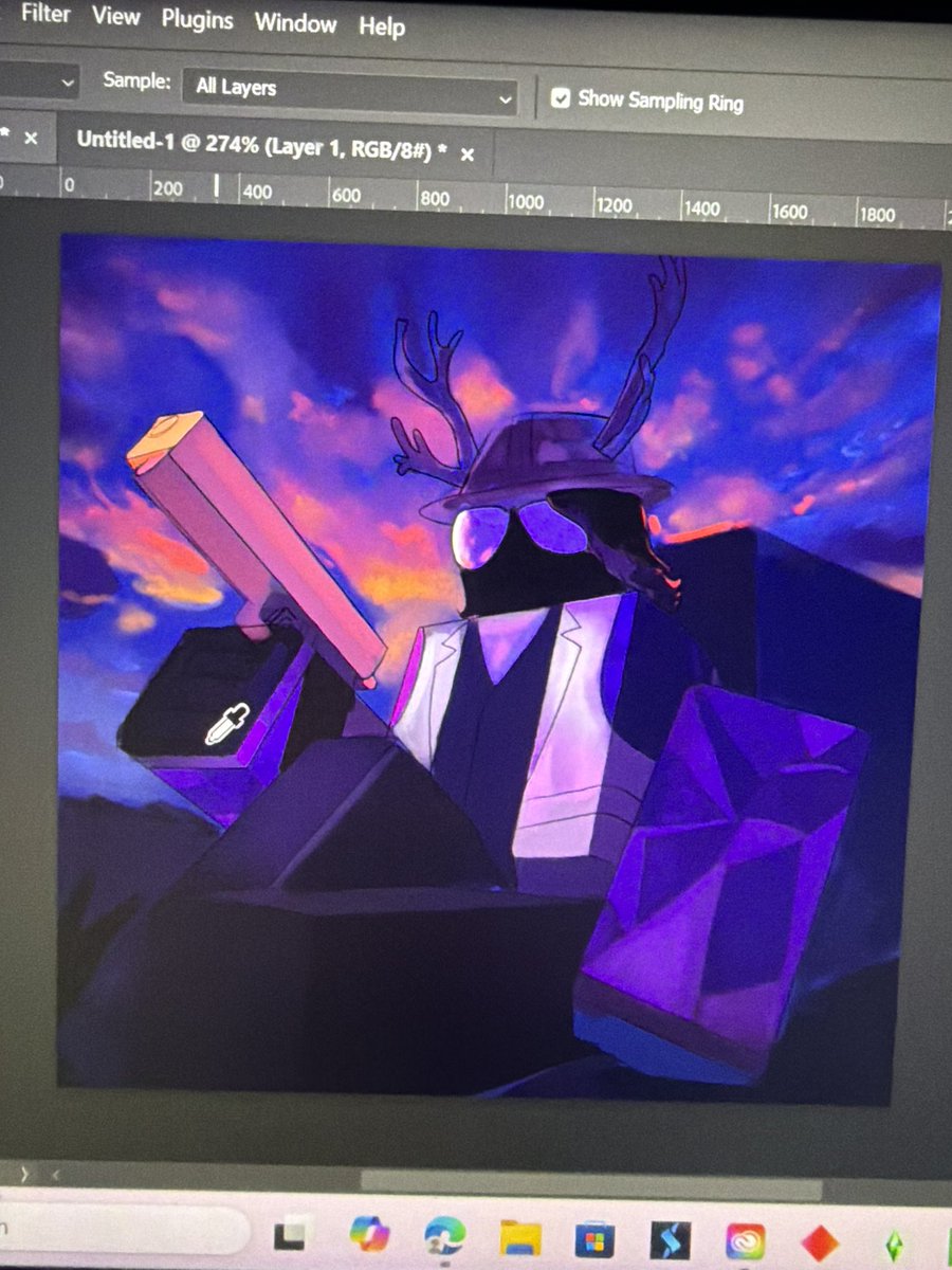enqrys's tweet photo. progress photos u can see where i struggle with color https://t.co/MiSRAxQsk9