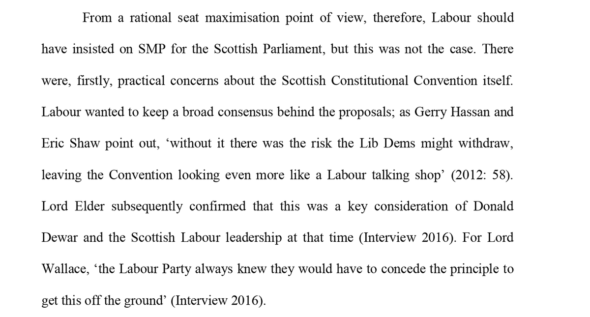 scotfax's tweet photo. One of the great nationalist myths is that Labour's main motivation in agreeing to the Liberal's demand for PR in Scotland was to stop the SNP getting a majority.
This is wrong. The main motivation was to keep the Scottish Convention alive.
#BustinChops
https://t.co/YzxN2WaQvN https://t.co/ykxbh8LEiY