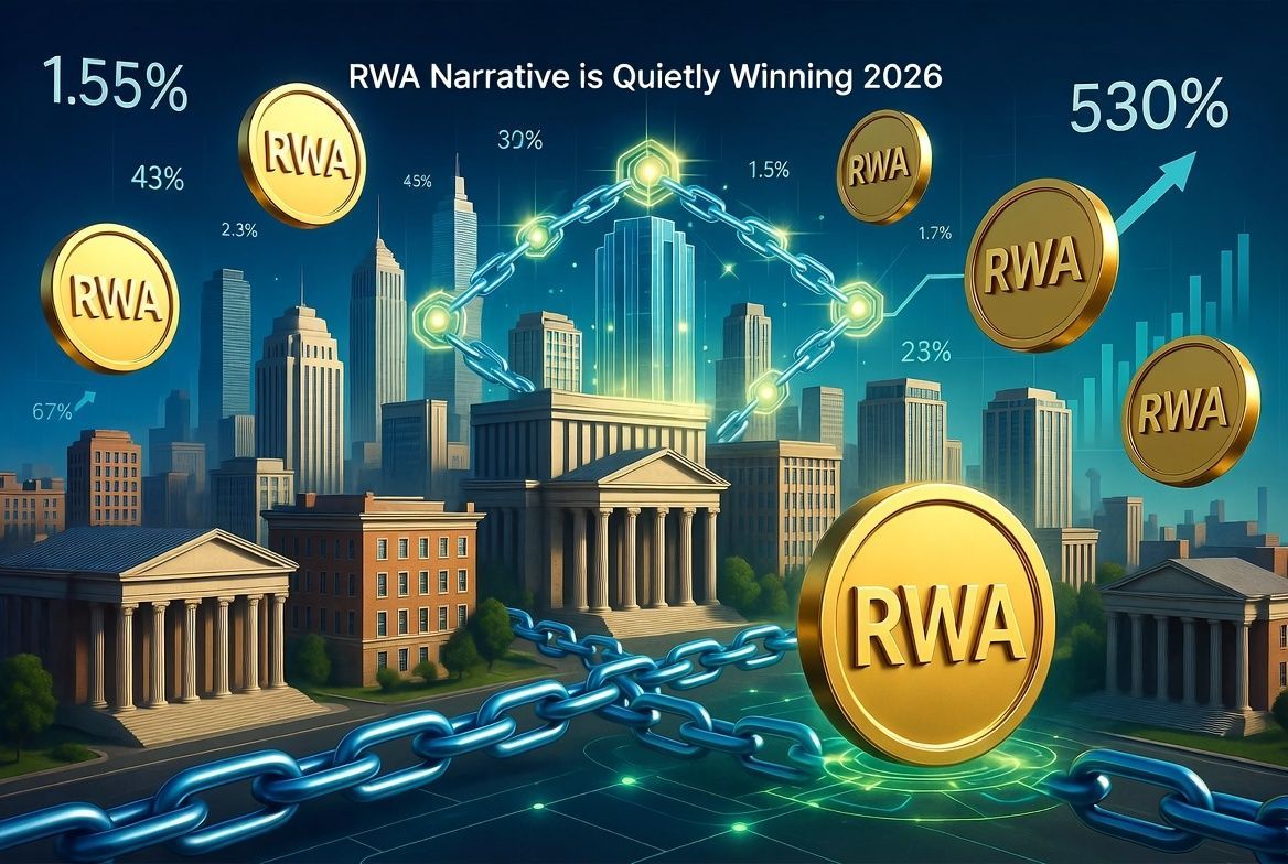vsgy81's tweet photo. RWA narrative is quietly winning 2026. 🧱🌐 As more treasuries, real estate, and credit move on-chain, these tokens could become the “boring blue chips” of crypto. 📊 Institutions love predictable yield.

#RWA #CryptoNarrative #Tokenization #DeFi #Investing https://t.co/m4LTp24PKZ
