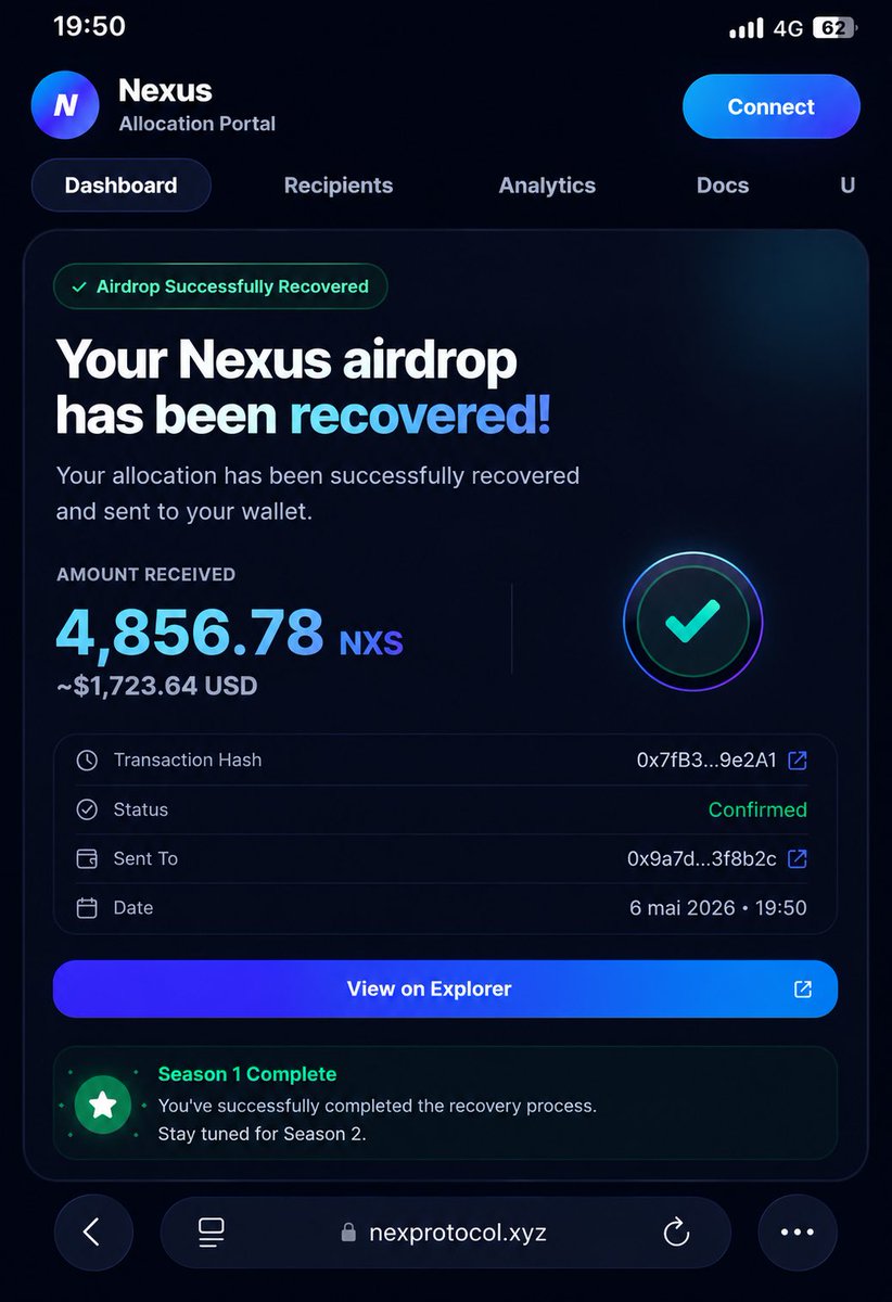 AlexandreMreau's tweet photo. @SrPeters Just recovered my Nexus airdrop 🙌
4,856 NXS hit the wallet today https://t.co/mBNK71iU0j