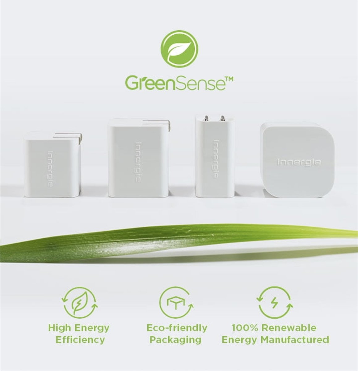 innergiejp's tweet photo. InnergieのUSB-C充電器は、環境に配慮した省エネ技術GreenSenceにより、業界標準を上回る変換効率を実現。シリーズ製品すべてが100%再生可能エネルギーで製造sれ、パッケージにはFSC MIX紙材を使用するなど、地球にもやさしい製品です 
#デルタ電子 https://t.co/ODHKi3NdSs