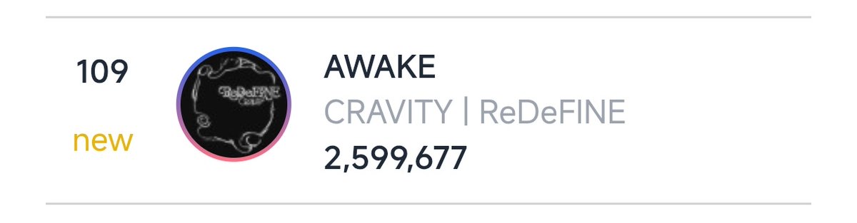CRAVITY CHARTS 🐍 tweet media