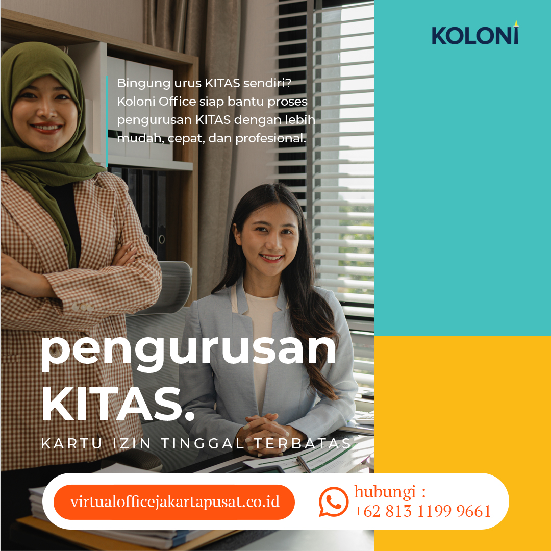 KoloniOffice's tweet photo. Bingung urus KITAS (Kartu Izin Tinggal Terbatas) sendiri? Koloni Office siap bantu proses pengurusan KITAS dengan lebih mudah, cepat, dan profesional.

Konsultasikan kebutuhan kamu sekarang juga.
WA: 0813 1199 9661 (Koloni Office)

#kitas #pengurusankitas #jasakitas #visakitas https://t.co/IRW7p3vrNU