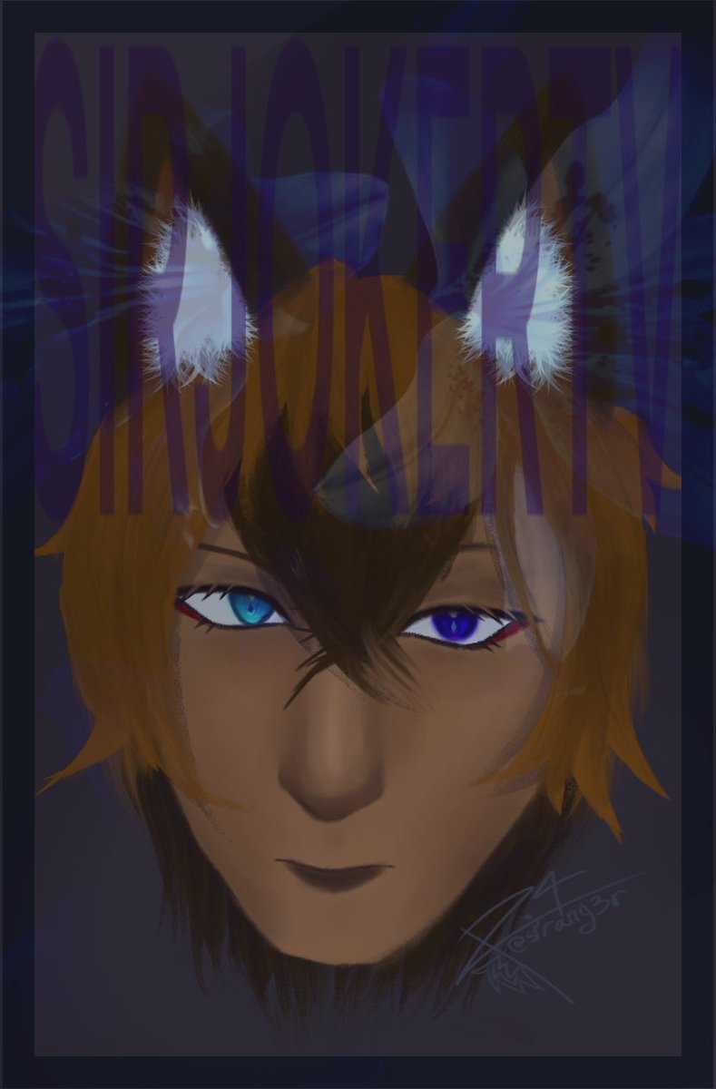 Strang3rSm1le's tweet photo. The amount I had to edit after thinking I was done drawing had me crash out, havent drawn in a while that wasn’t related to twst or fanart🫩 anyways, I hope you like it ٩(๑❛ᴗ❛๑)۶ @sirjokervt https://t.co/ObZuRzCl5Y