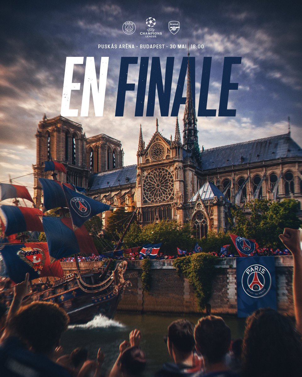 Paris en finale ! ❤️💙

#UCL
