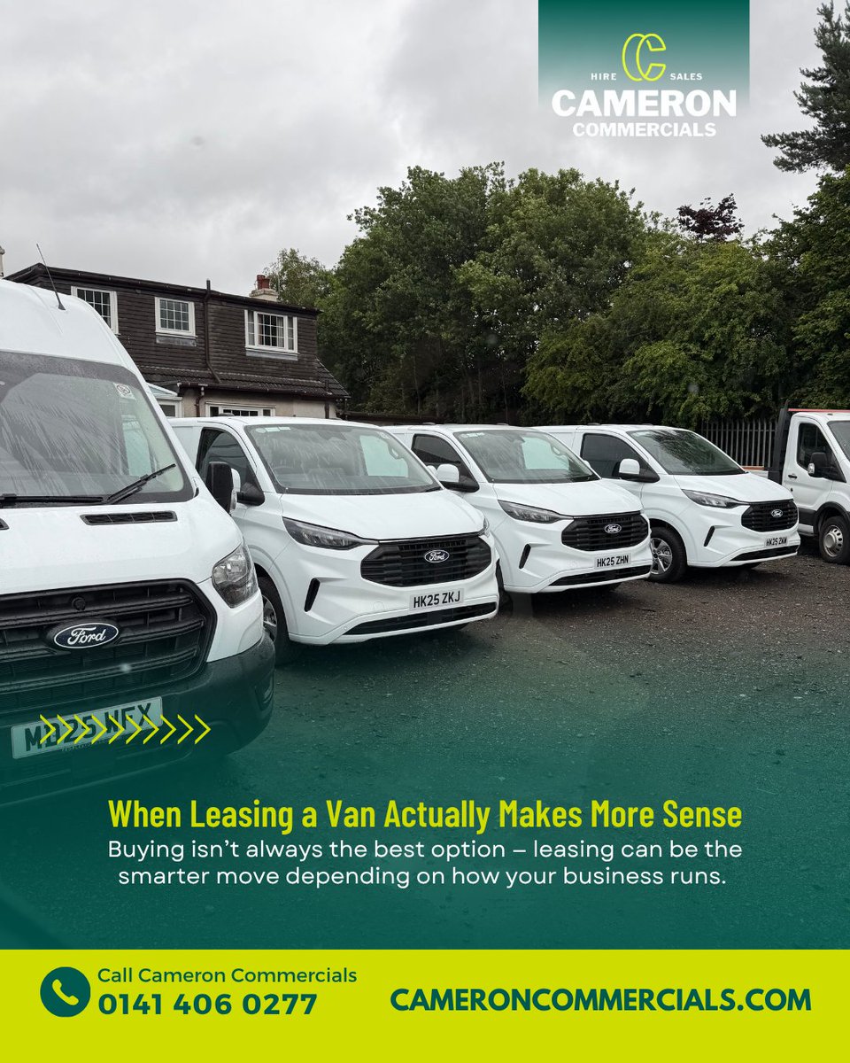 SeanCameronVans's tweet photo. 📄 When Leasing a Van Actually Makes More Sense

Buying isn’t always the best option — leasing can be the smarter move depending on how your business runs.

If you’re weighing up leasing vs buying, we’ll help you find the right approach for your setup.

🌐 https://t.co/tGLhpof8d6 https://t.co/JOVslKBdlP