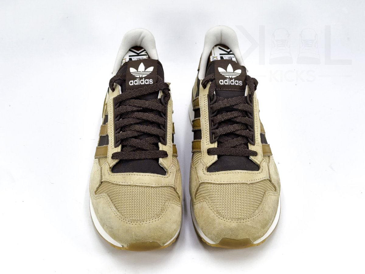tan＠ Adidas ZX 500 'Hazy Beige' 2021 📌 Condition: Thrift / Gently Used
