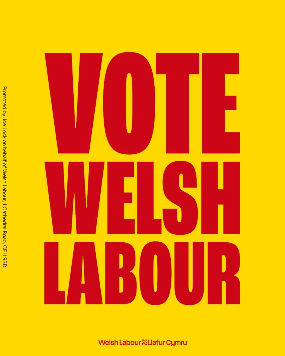 WelshLabour's tweet photo. Don’t leave the next chapter for Wales to chance.

Vote Welsh Labour today. https://t.co/sqh0GvAd08