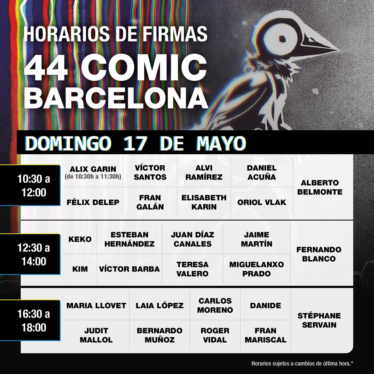 NormaEditorial's tweet photo. Para tener acceso a los números de las firmas de debe comprar un ejemplar en el stand. Sirve cualquier tomo del catálogo de Norma o Editorial Astronave. Cada ejemplar comprado equivale a una sola firma.

*Los números se repartirán UNA HORA ANTES DE LAS SESIONES DE FIRMAS. https://t.co/AN9uMO4OMQ