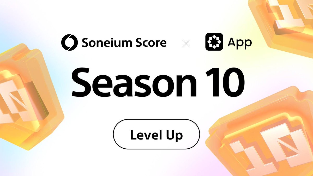 Soneium 💿 tweet media