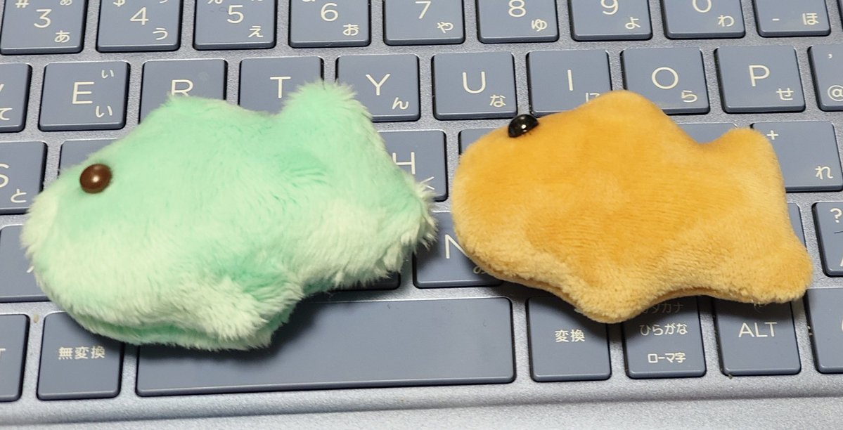 あとたいやきのぬいぐるみ得たんですけどめっちゃかわいい(チョコ