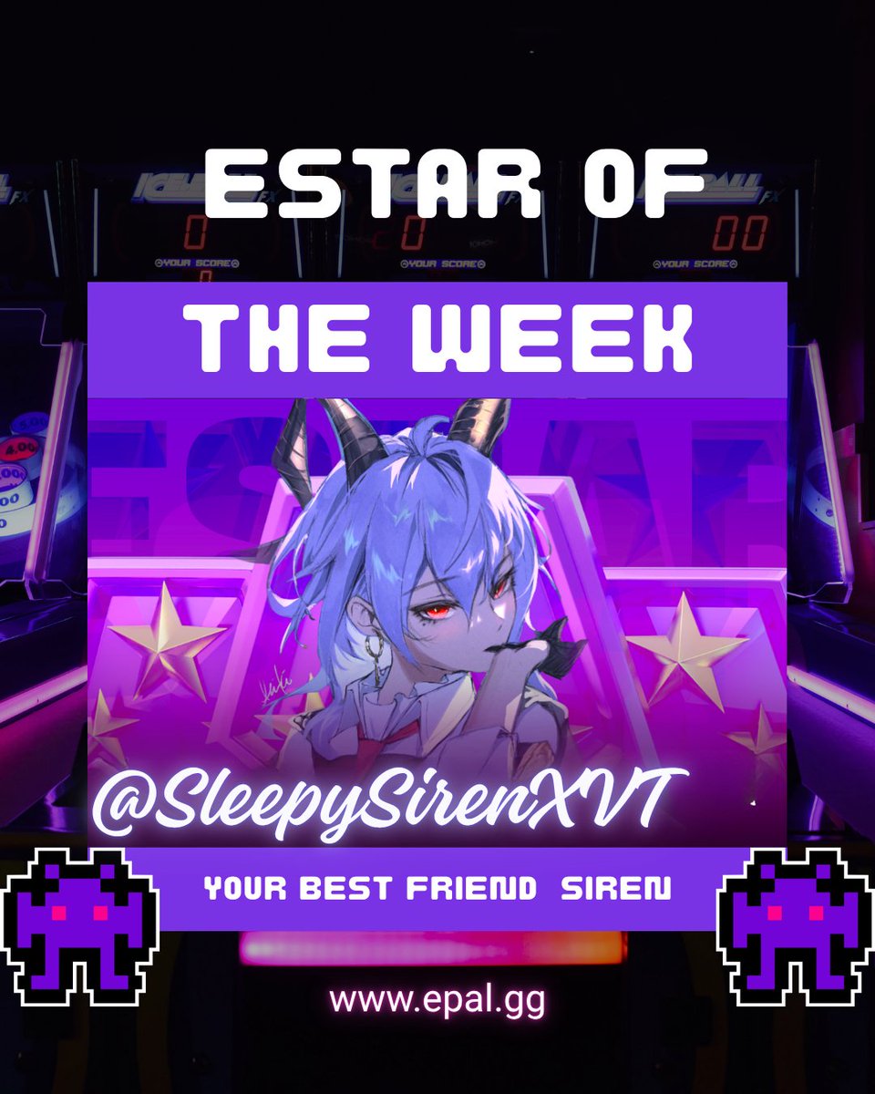 epalgg's tweet photo. 🌟 Congratulations to Siren for winning the “eStar of the week” !!!!
💗 If you want to know how to win, please join our dc:https://t.co/lzfXfTiYB2 and DM @E-Pal Cris !
⛓️💥 Order our star Sleepysirenxvt! https://t.co/5qiir5lX64
#egirls #gamebuddy #Leagueoflegend #GAME https://t.co/nFG8vMS5Ti