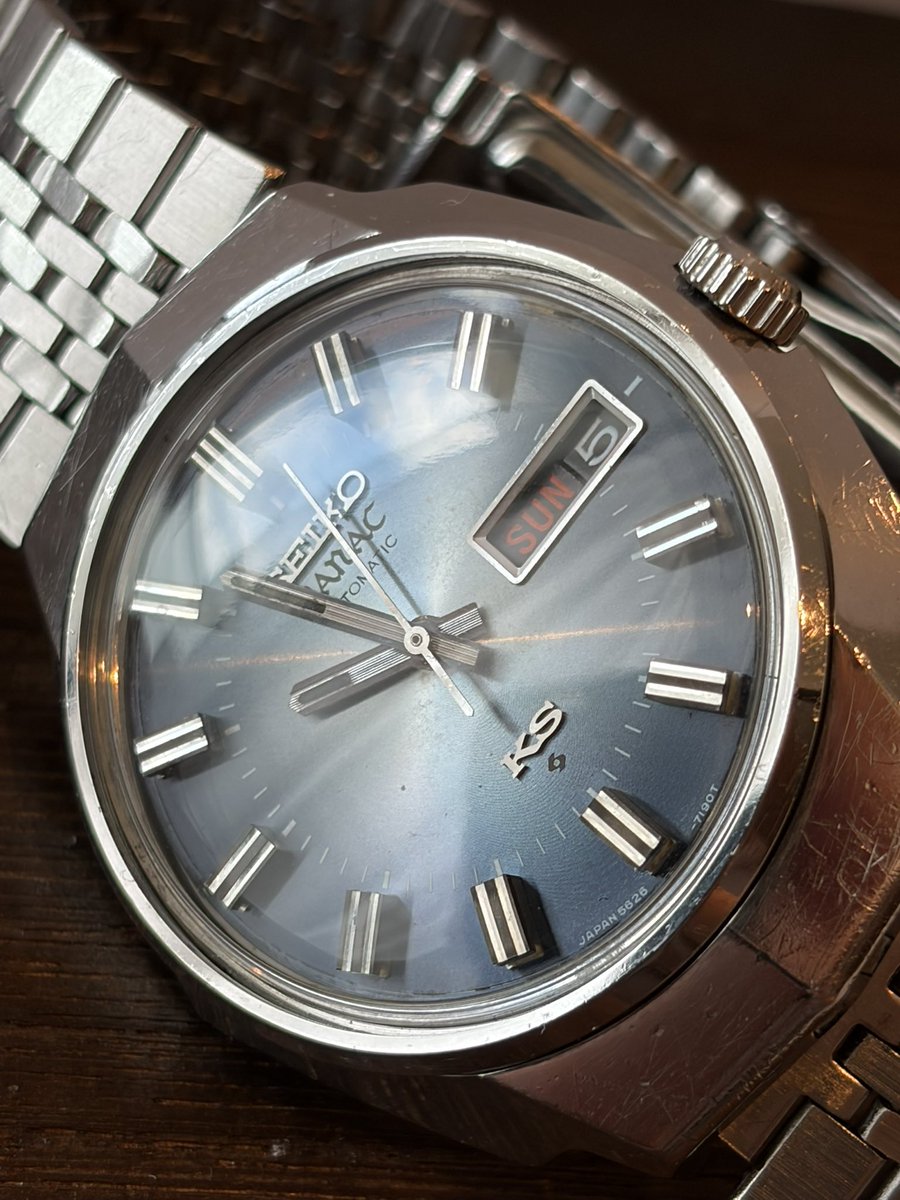 nishimu_51's tweet photo. KING SEIKO VANAC ブルー文字盤
5626-7140 ヴィンテージ
#seiko
#seikovintage
#vanac https://t.co/lCytSSGBil