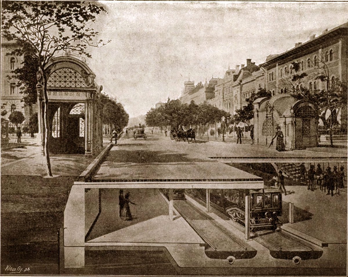GasparusMagnus's tweet photo. One hundred and twenty-five years ago, on May 2, 1896, the world’s first electrically powered underground railway was inaugurated in Budapest. It was the first underground railway in continental Europe https://t.co/O5C97cI8YF