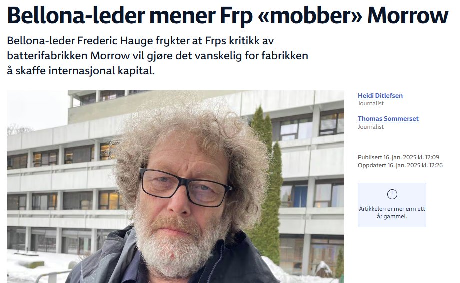 Øystein Sjølie tweet media