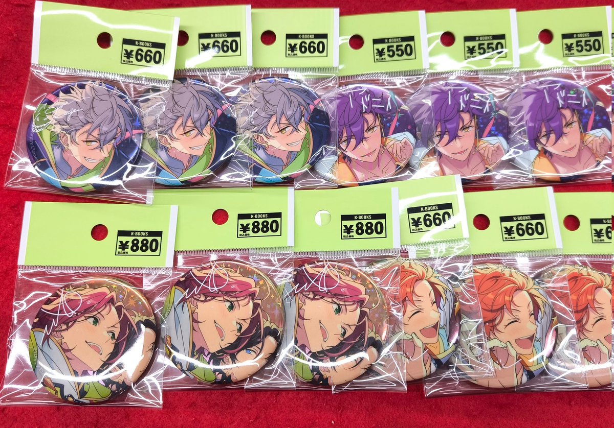 入荷情報】あんスタ 10th 10周年 缶バッジ 乙狩アドニス、大神晃牙