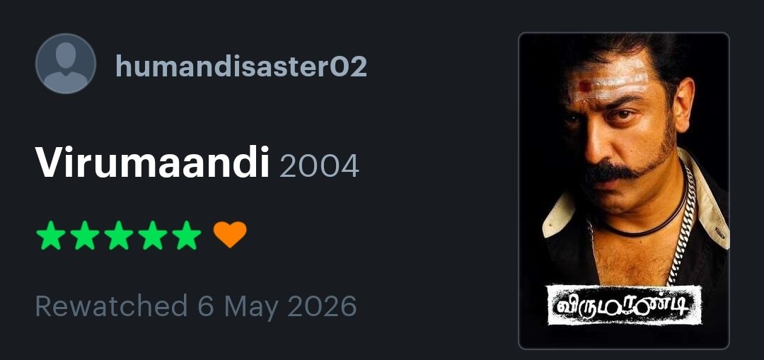 If I had made a film as great as this, you quite literally couldn’t pay me to gaf. So much research and the crazy attention to detail, like his pen was on fire. No wonder directors like Vetri, Ranjith and Loki cite the movie as references. That's your fav's fav, speak nice to him