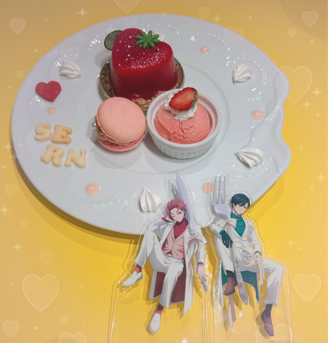 すきなイニシャルクッキーを選ばせて頂けるカフェでかわいいits