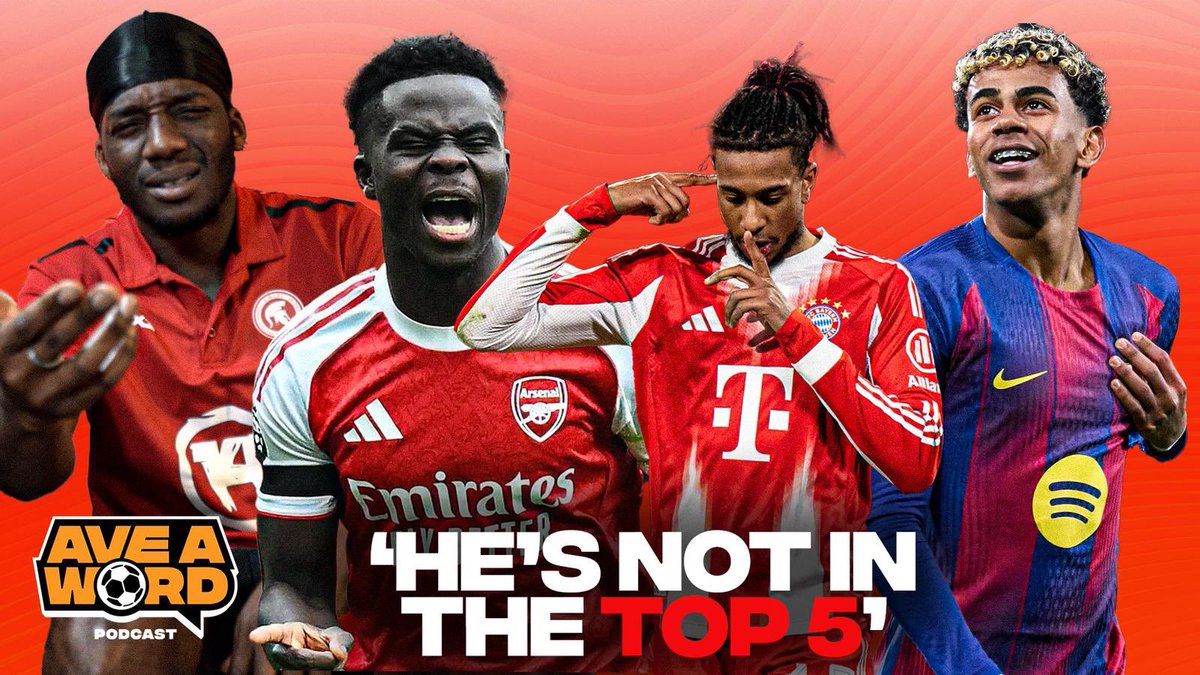 aveawordpod's tweet photo. AVE A WORD PODCAST VISUALS OUT NOW!!!  💻🎙️⚽️

- Is Saka a Top 5 winger itw?
- Looking at Wirtz debut season
- How good are @ManUtd ?

Full Episode - https://t.co/zQ9R1tKCZc https://t.co/l1JizyI78N