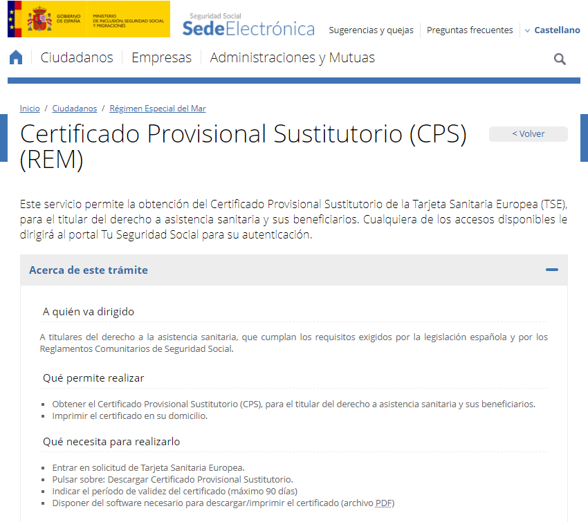 ISMrevistaMar's tweet photo. ¿Tienes un viaje ✈️🚆🚘por🇪🇺 y necesitas urgentemente cobertura sanitaria?
Solicita y descarga el Certificado Provisional Sustitutorio con hasta 90 días de vigencia.
Si eres #trabajadordelmar podrás obtenerlo a través de la app #ISMentubolsillo o #SEDESS:
https://t.co/Wu8PN0jqpu https://t.co/5qmx90P0su