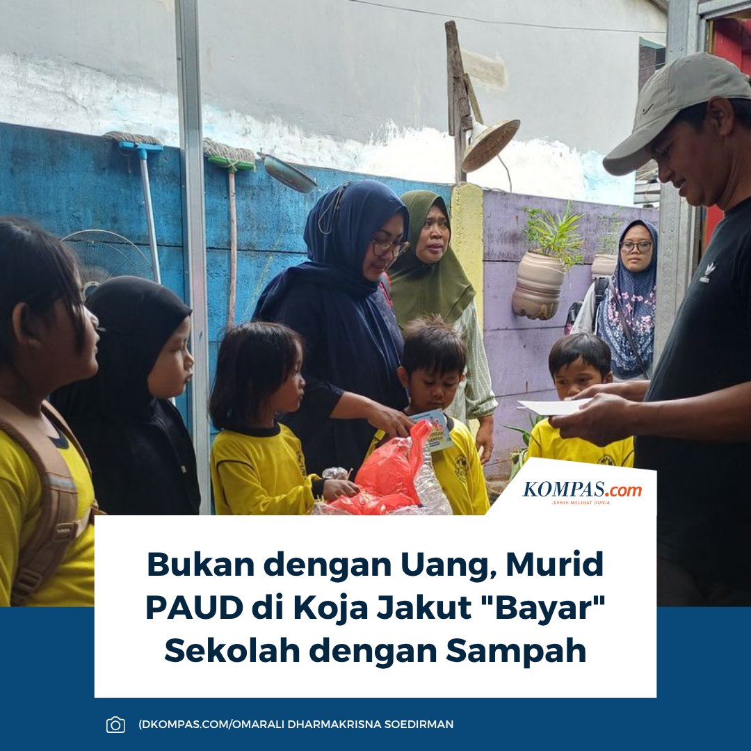 kompascom's tweet photo. Baca di sini: https://t.co/Za0FMkiq7d
Di sudut Jalan Cemara Ujung, Kampung Pramuka Proklim Gang Hijau Cemara, Koja, Jakarta Utara, berdiri sebuah PAUD yang punya cara berbeda dalam memaknai biaya pendidikan.
~AC #Koja #PAUD #Biaya https://t.co/3VaDrybmke